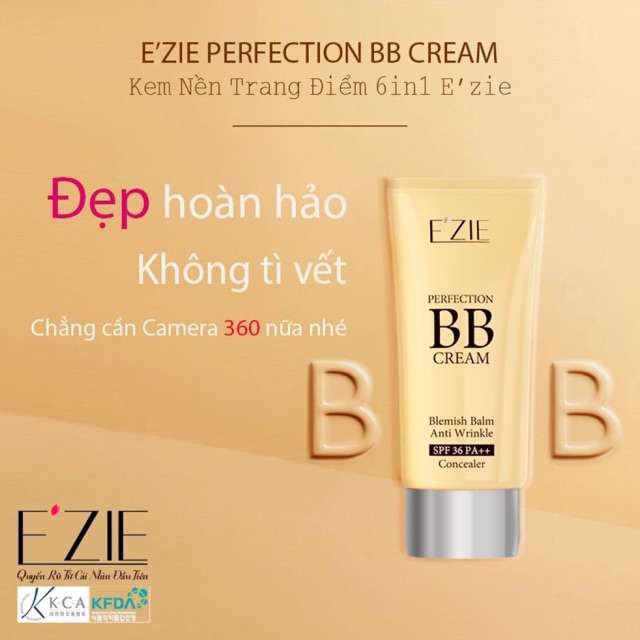 KEM NỀN TRANG ĐIỂM BB CREAM EZIE 6 in 1