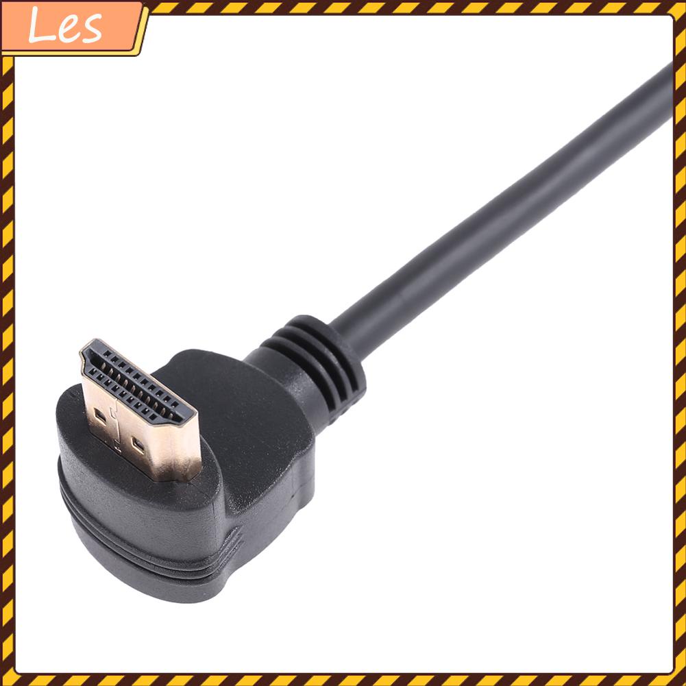 Cáp mở rộng HDMI đầu đực sang đầu cái dài 15cm 90 độ