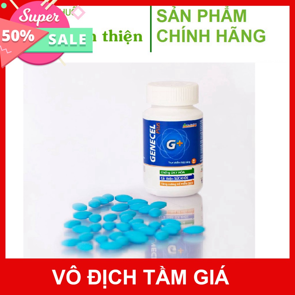 Genecel Plus – Hỗ trợ chống oxy hóa, tăng cường miễn dịch, phục hồi sức ...
