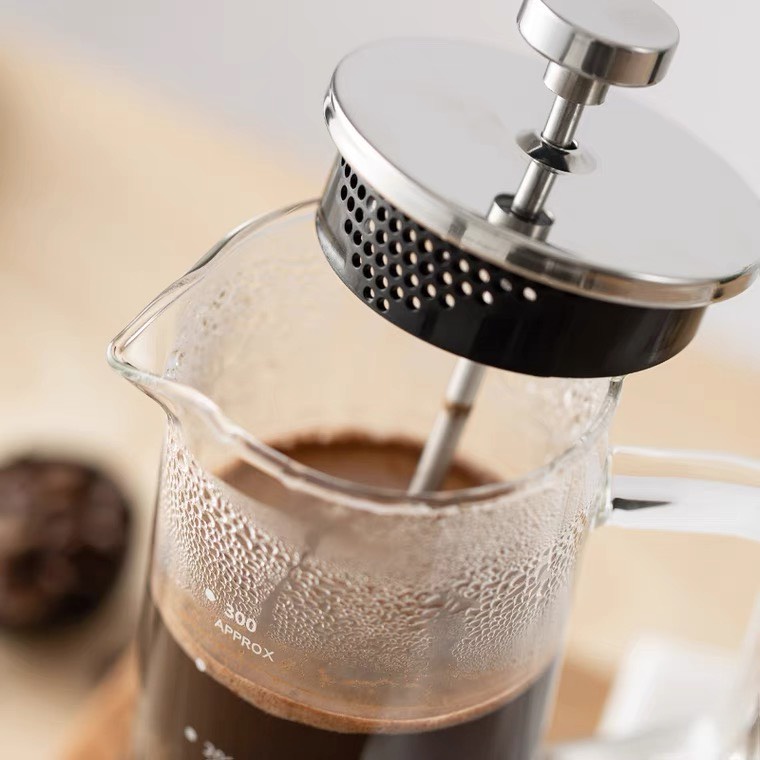 Bình pha Cà Phê French Press Thủy Tinh Cafede Kona