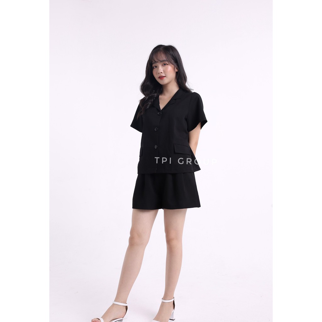 [Mã FAGREEN245 giảm 10% tối đa 30K đơn 99K] Set Áo Vest Đũi Mix Quần Sooc Ống Rộng | BigBuy360 - bigbuy360.vn
