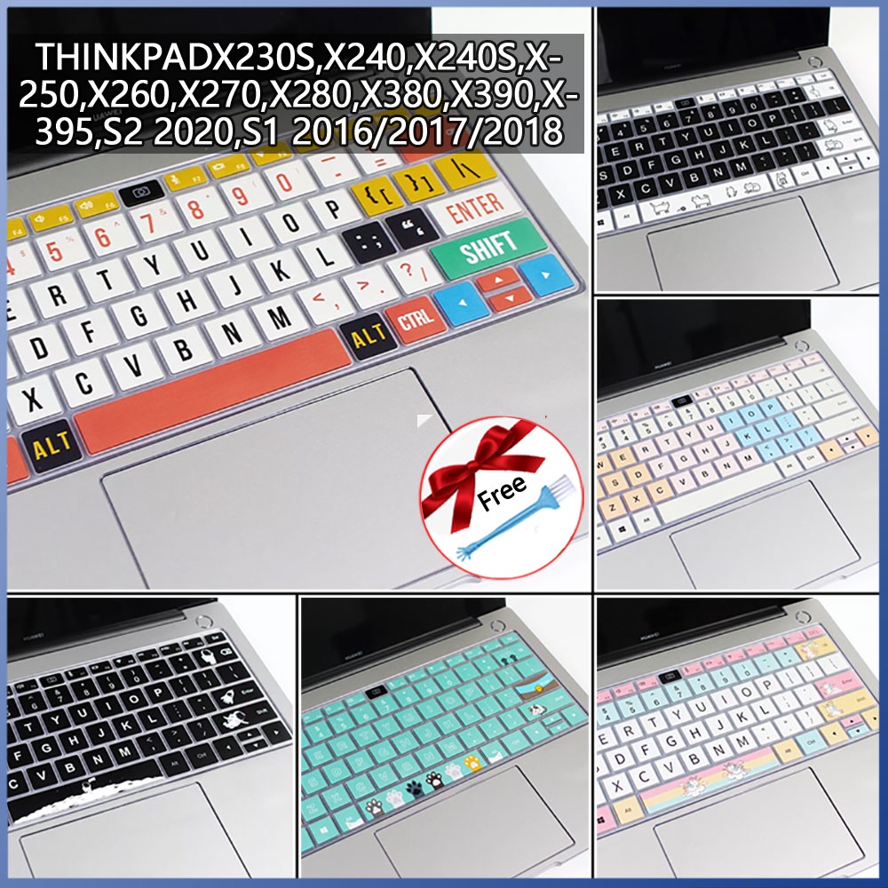 Ốp Máy Tính Bảng Silicon Có Bàn Phím Cho Lenovo ThinkPad x390 X250 X260 x270 x280