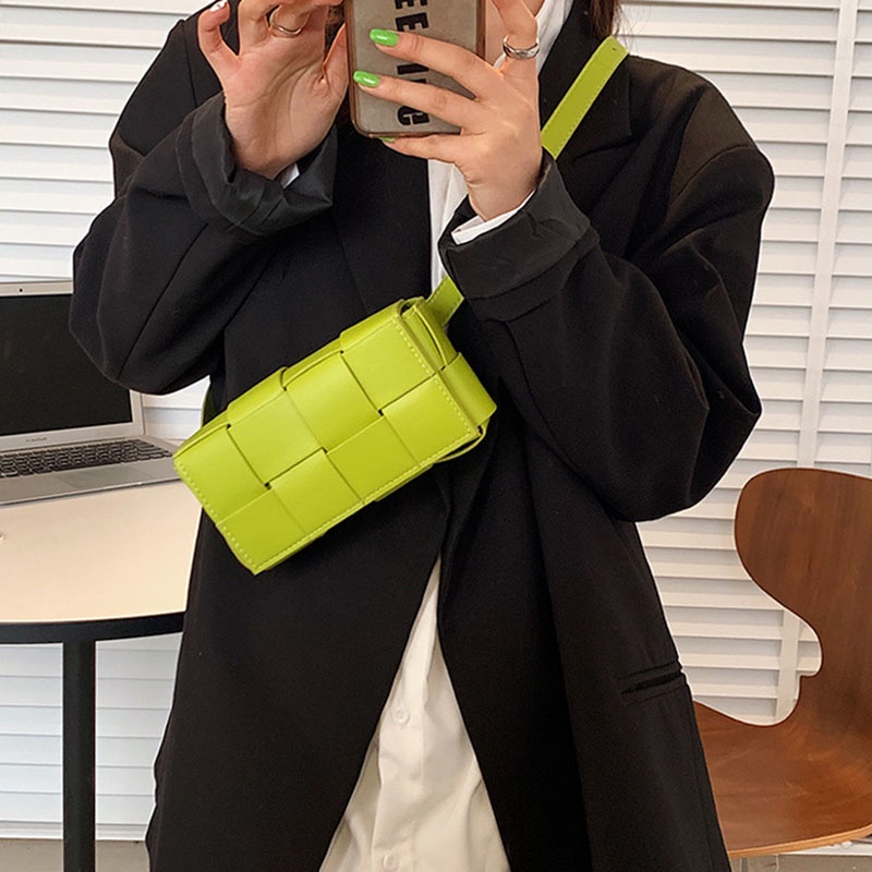 Túi đeo chéo IELGY dạng dệt thời trang sành điệu cho nữ