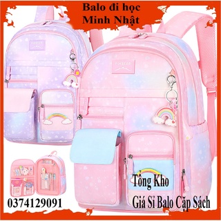 Cặp, balo học sinh phiên bản Hàn Quốc dành cho học sinh tiểu học cấp 1, cấp 2, sinh viên đại học chống gù