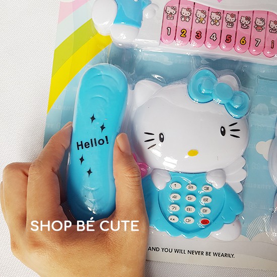 Đồ chơi đàn và điện thoại hello kitty 3 món (2 đàn và 1 điện thoại)