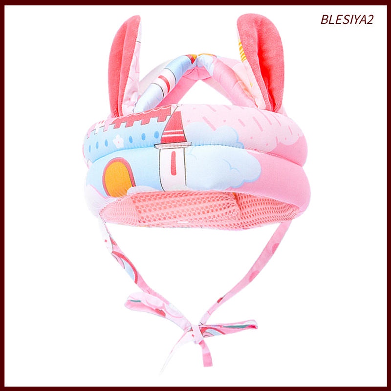 Set 2 Mũ Bảo Hiểm Mềm Mại Chống Va Chạm Bảo Vệ An Toàn Cho Bé Mới