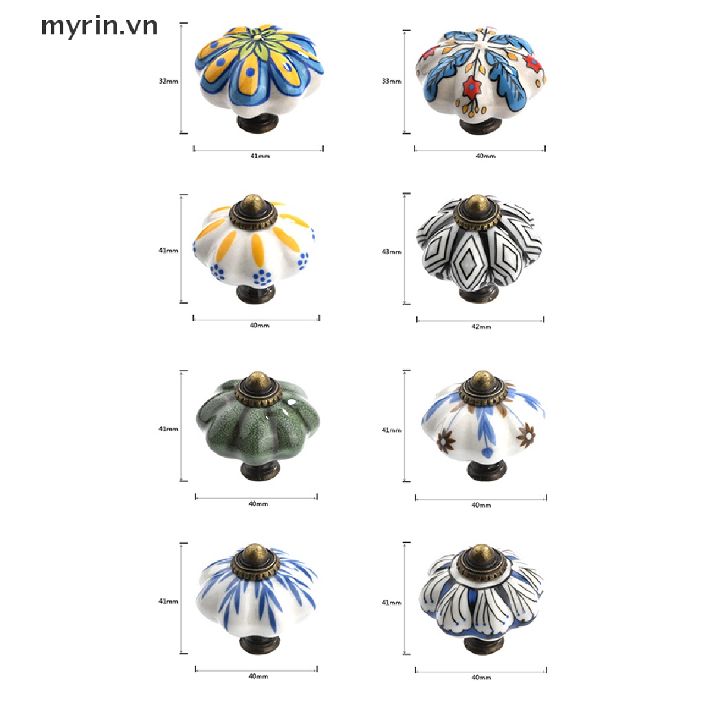 Tay Nắm Cửa Gốm Cổ Điển Cho Ngăn Kéo / Tủ Quần Áo / Tủ Quần Áo