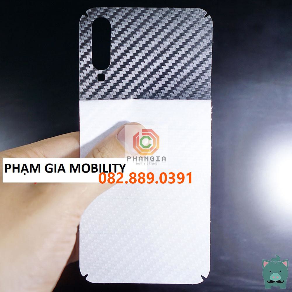 Miếng dán mặt lưng skin carbon Samsung Galaxy A30/ A30s