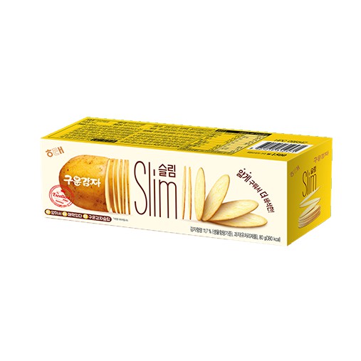 Snack khoai tây Haitai Slim hộp nhỏ 80gr