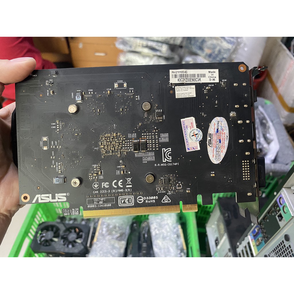 Card màn hình ASUS PH GTX 1650-O4G (4GB GDDR5, 128-bit, DVI+HDMI+DP) 2ND | BigBuy360 - bigbuy360.vn
