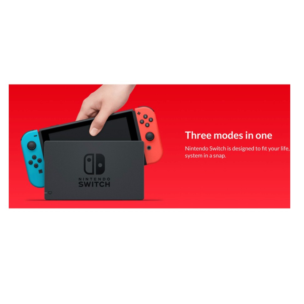 Máy chơi game Nintendo Switch hack - Bản đời mới V2 Pin trâu gấp đôi fullbox tặng kèm thẻ nhớ 128gb