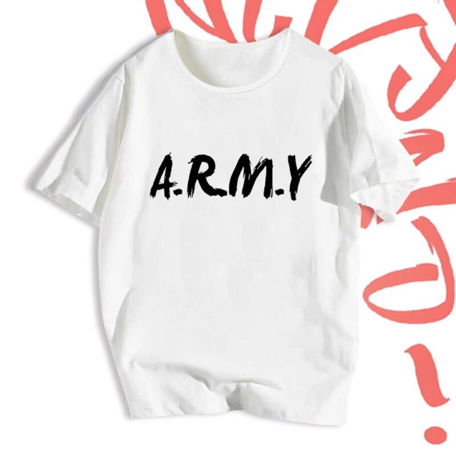 (Tặng ảnh BTS) Áo BTS ARMY