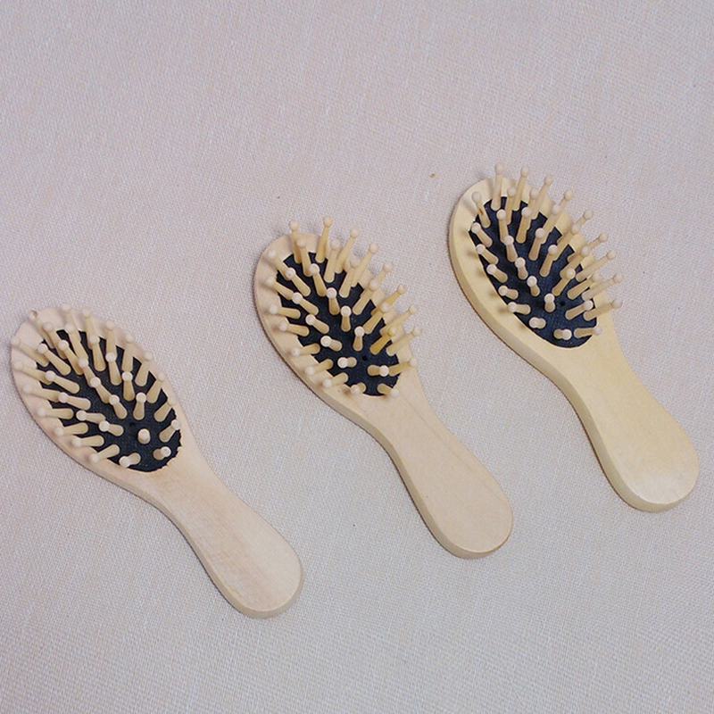 Lược chải tóc bằng gỗ tre tự nhiên massage da đầu