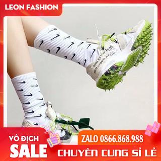 Tất NIKE Cổ Cao [Phẩy Logo] Vớ thể thao dệt kim cao cấp 95% Coton hạn chế mùi hôi và thông thoáng dành cho cả nam và nữ