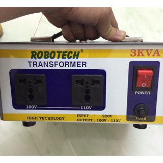 Biến áp chuyển nguồn 220v ra 100v -110v - 3kva