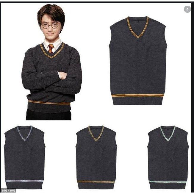 Áo len harry potter Cổ Đồng Bộ Trang Phục Hóa Trang