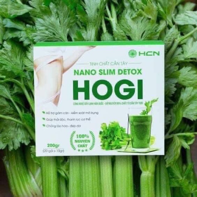 Tinh chất cần tây nano slim detox HOGI