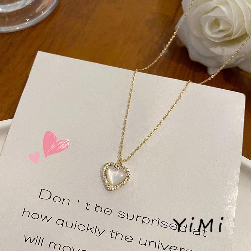 【Siêu rẻ】Vòng cổ trái tim thời trang hàn quốc