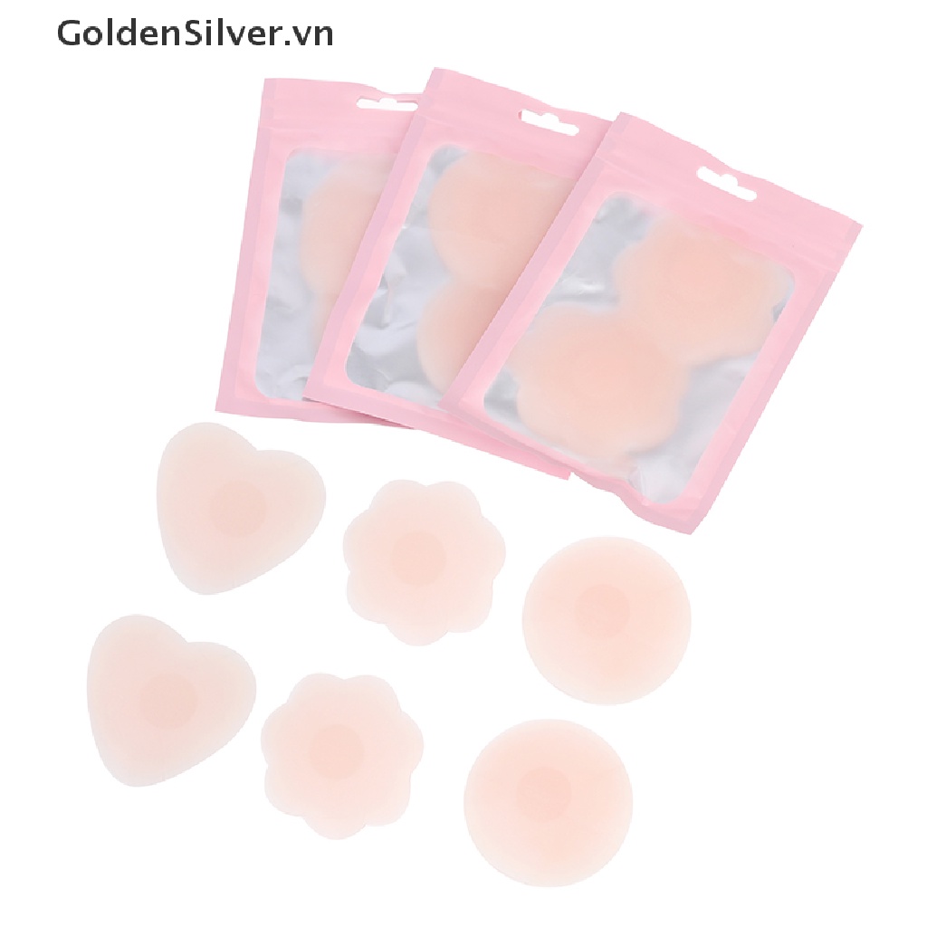 Set 2 / 4 Cặp Đệm Silicone Vô Hình Tái Sử Dụng Được