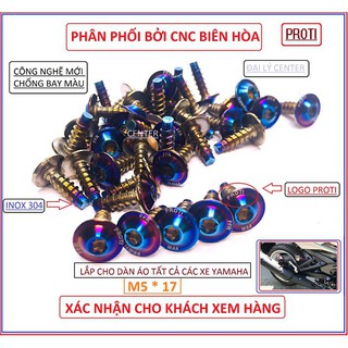 [ Proti SL 5 - 25 ] Ốc xoắn Proti M5*17 Titan