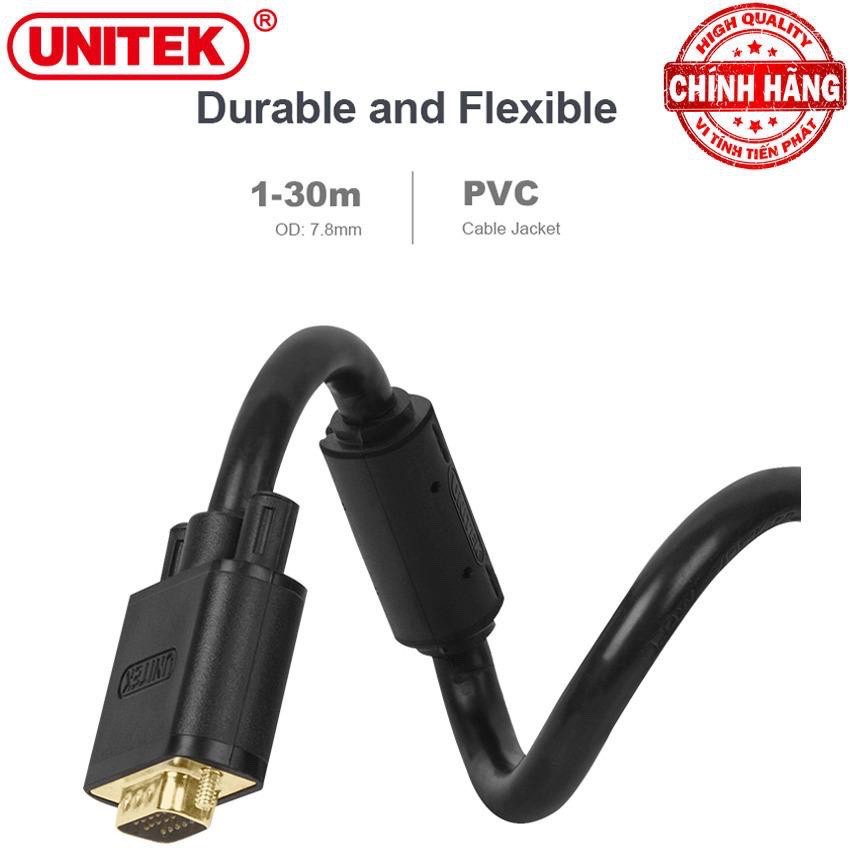 Dây cáp VGA 10M-15M-20M-25M-30M Unitek Chính hãng