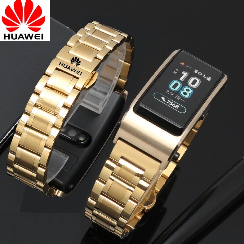 HOTHuawei B6B3B5 Đồng hồ kim loại Dây đeo bằng thép B2 Vòng đeo tay thông minh Vòng đeo tay Vòng đeo tay Doanh nghiệp Th