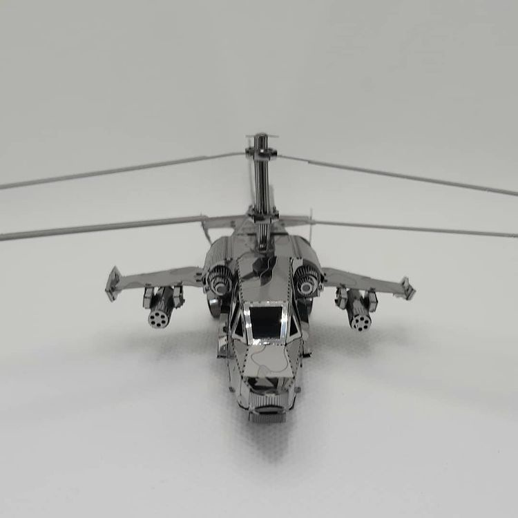 Mô Hình 3D Kim Loại Trực Thăng KA-50