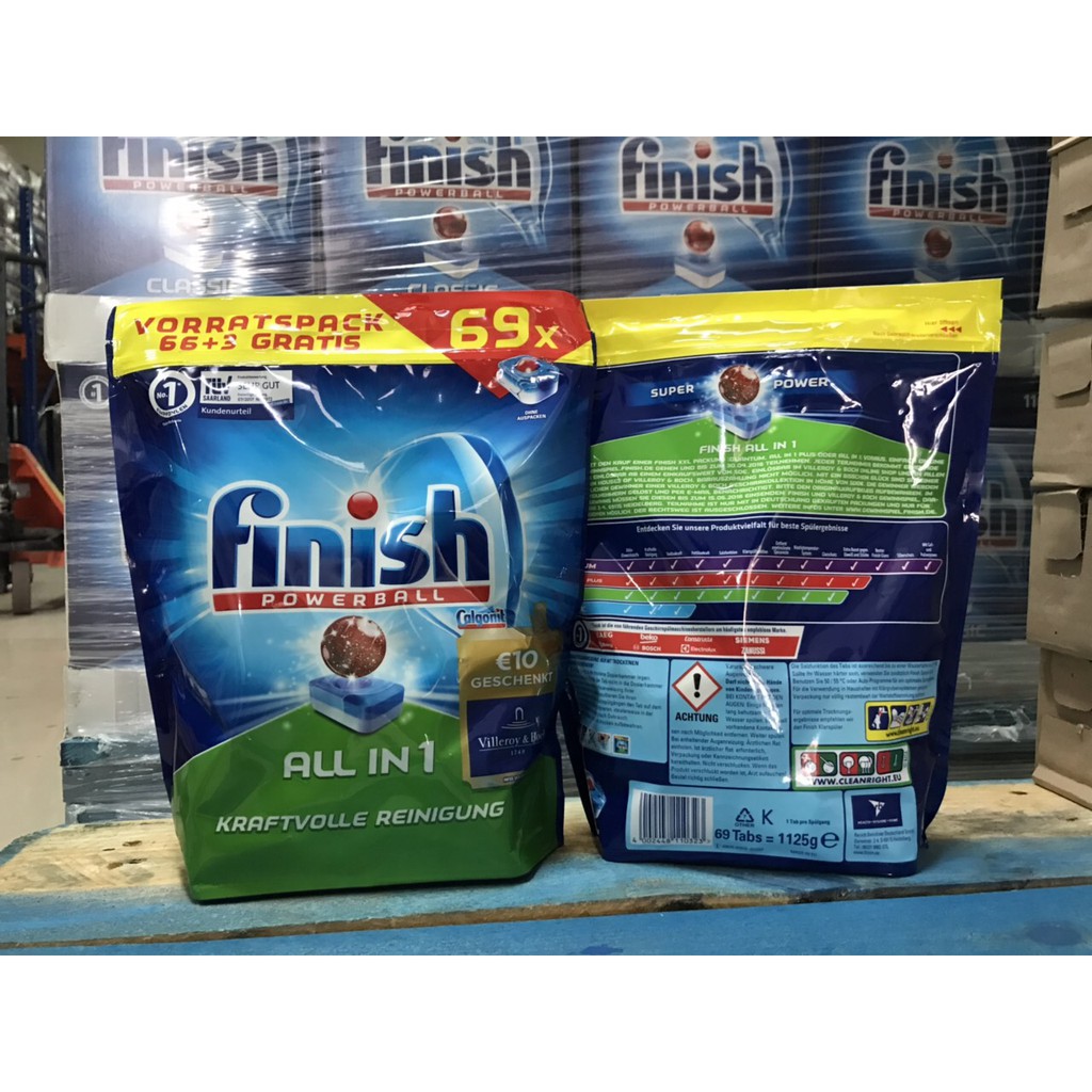 Viên rửa bát Finish Cao cấp 90 viên