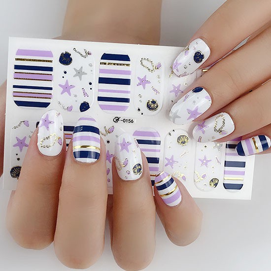 Mới Về dán móng tay,sticker dán móng tay 3D, 2D 14 móng tay,