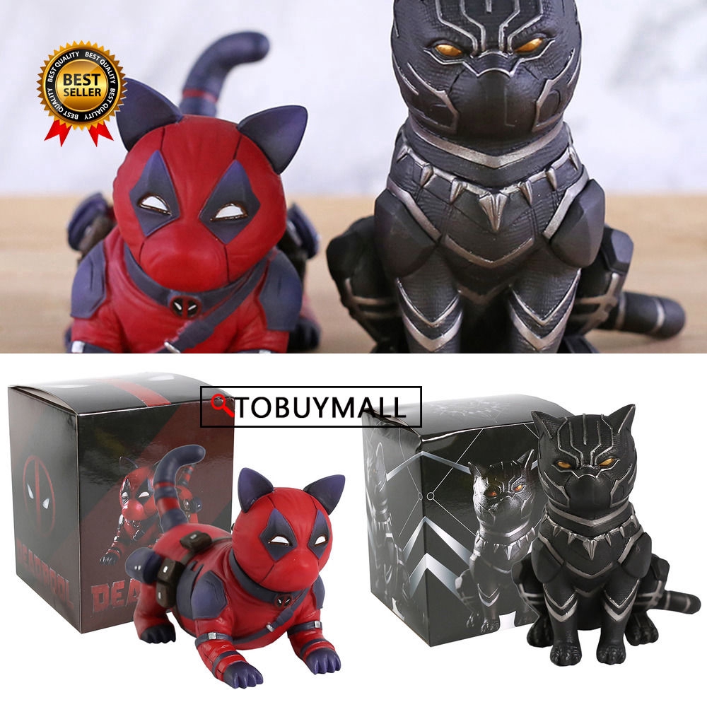 Mô Hình Nhân Vật Deadpool / Báo Đen Bằng Nhựa Pvc