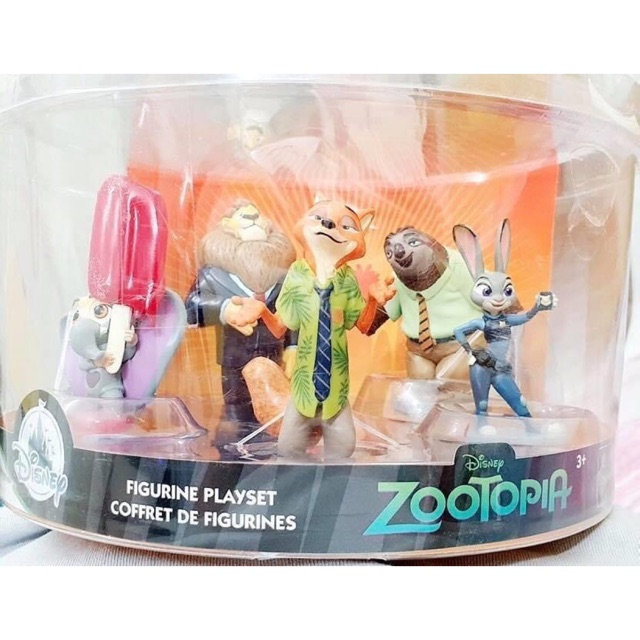 Hộp 5 nhân vật Zootopia hàng chính hãng