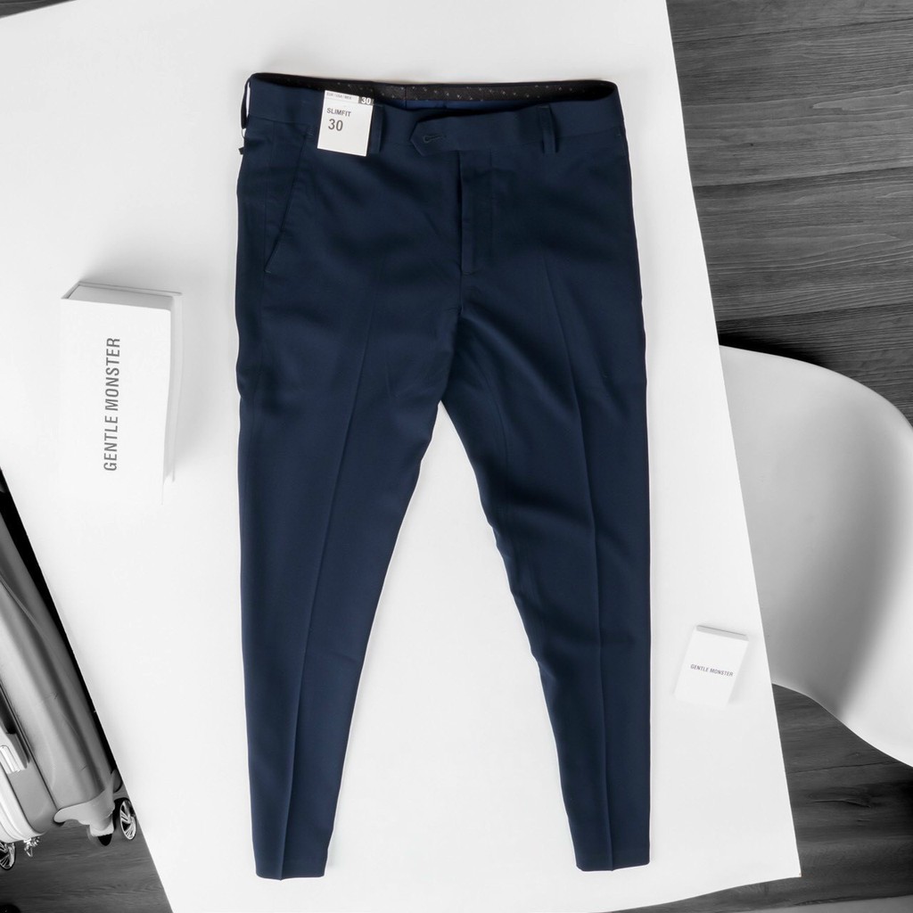 Quần Tây Nam Ống Côn Ôm Dáng Phong Cách Hàn Quốc