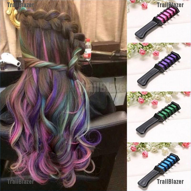 1 Cây Phấn Nhuộm Tóc Tạm Thời Màu Pastel Mềm Mại Tiện Dụng Cho Salon