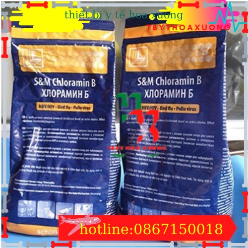 Cloramin B Diệt Khuẩn Khử Trùng Cộng Hòa Séc Túi 1kg Hàng Chính Hãng