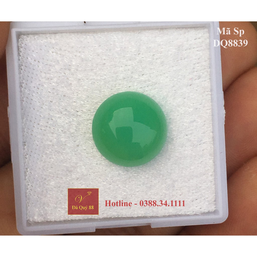 Mặt Đá Ngọc Đế Quang Tự Nhiên Size 9,85ct Làm Mặt Nhẫn, Mặt Dây Chuyền Nam Nữ