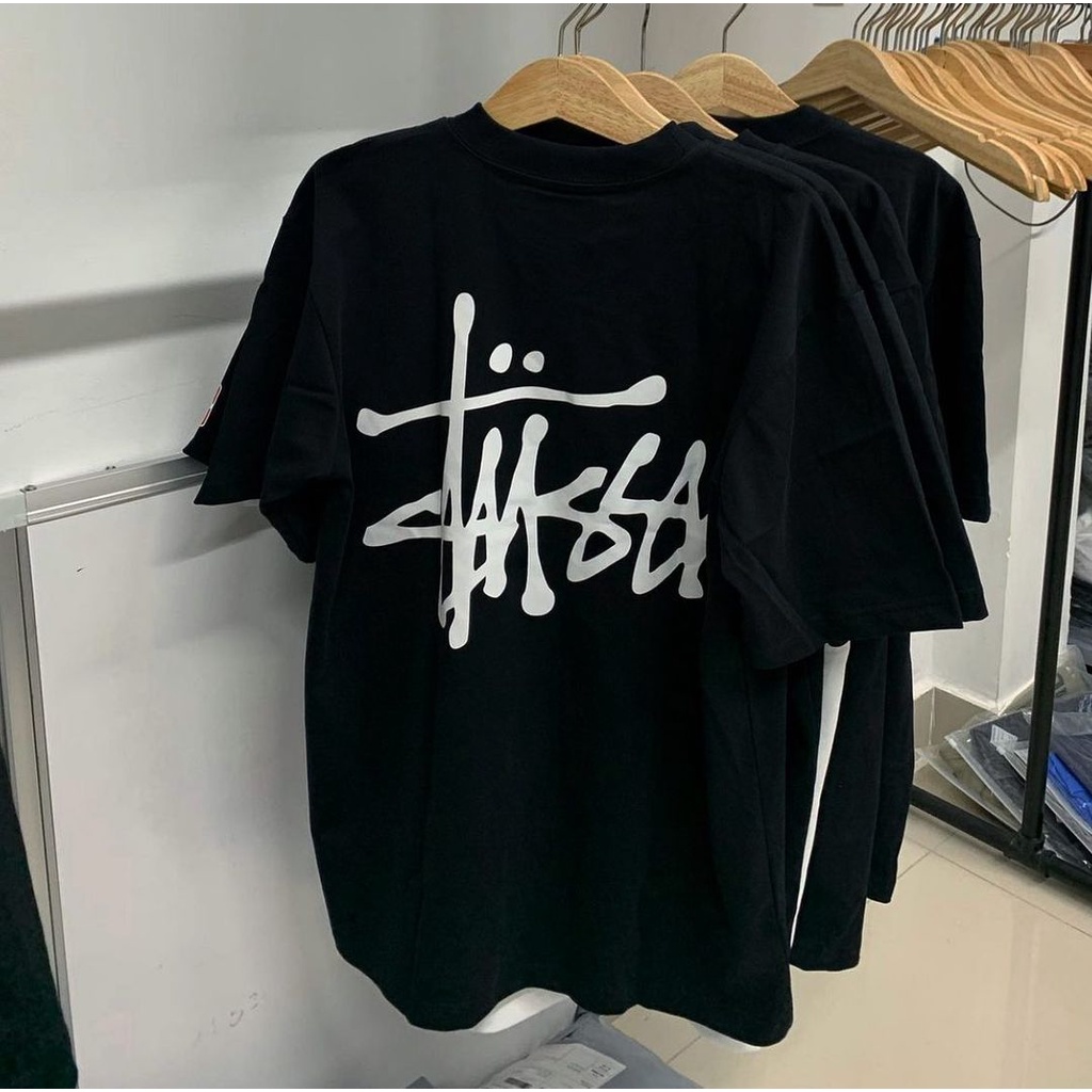 Áo thun unisex nam nữ Stu Basic hàng cao cấp unisex vải cotton 100% full tag mạc cao cấp best quality