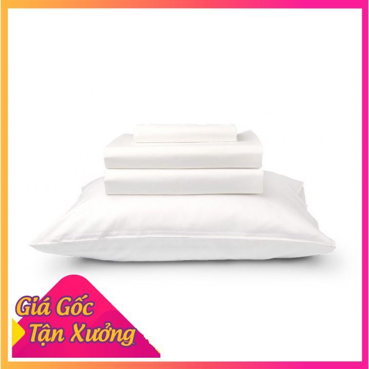 Vỏ chăn Trắng Trơn