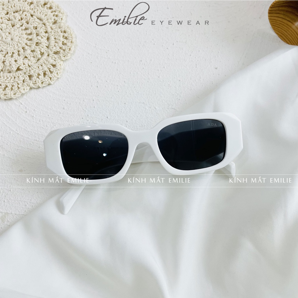 Gọng kính mát kiểu dáng độc lạ mắt chống Uv400 Kính mắt Emilie phụ kiện thời trang 8679