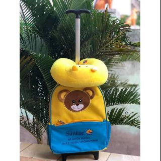 Balô kéo Gấu kèm gối kê cổ hàng quà tặng Similac
