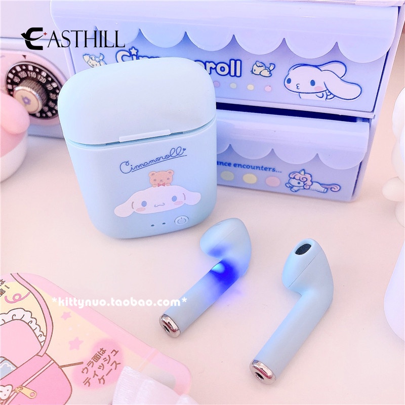 SANRIO Tai Nghe Bluetooth 5.0 Nhét Tai Tws Cảm Ứng Âm Thanh Hifi Hình Cinnamoroll My Melody Tws