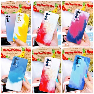 Ốp lưng OPPO Reno5 / Reno5 pro / Reno4 / Reno3 pro / A15 / A15s A53 loang màu dẻo cá tính