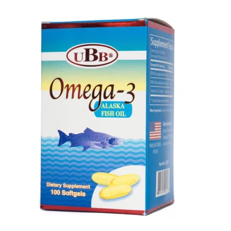 Viên Dầu Cá Omega-3 Alaska Fish Oil Ubb 100 Viên