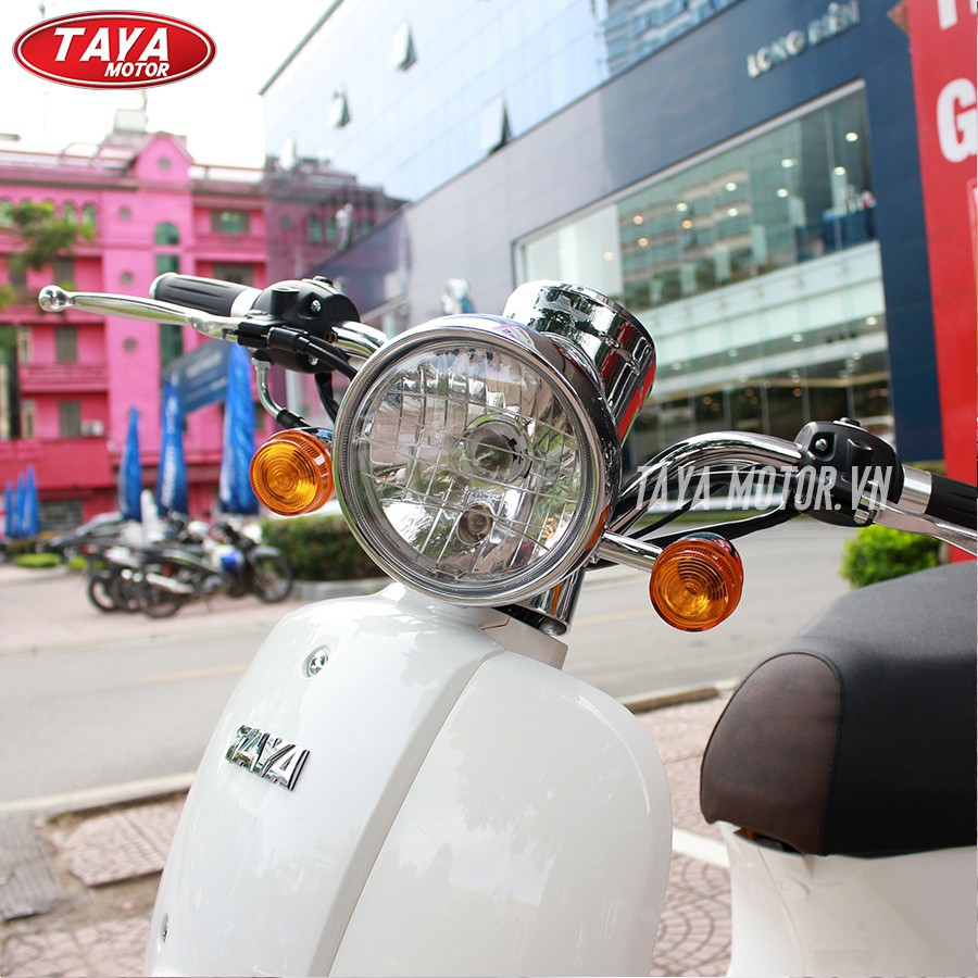 Xe máy tay ga 50cc TAYA CREA (màu trắng)