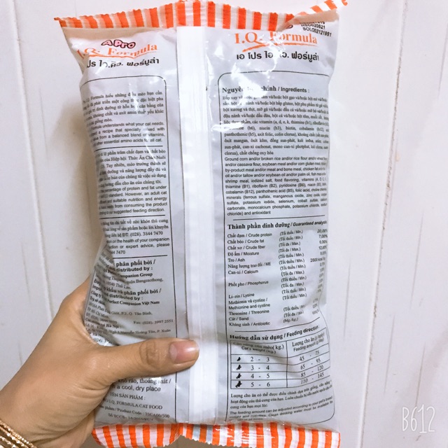 Thức ăn cho mèo Apro IQ Formula gói 500g