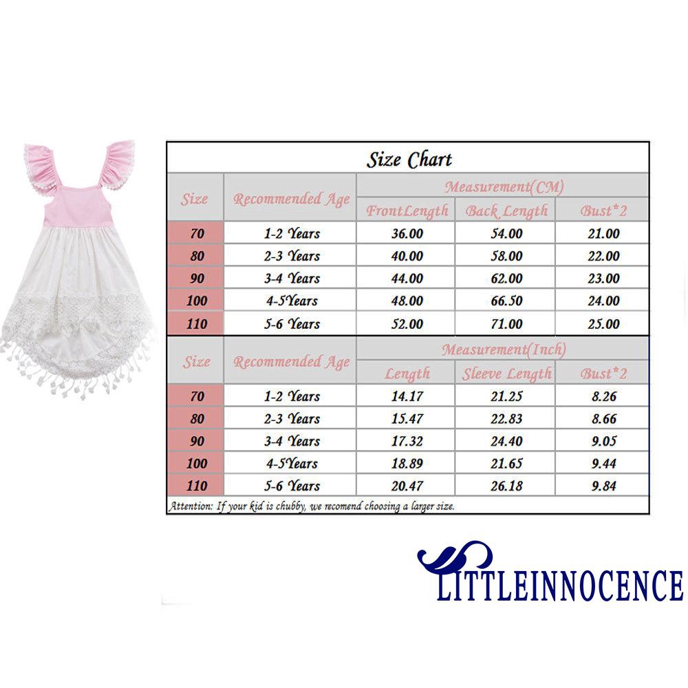 ❤XZQ-Kids Baby Girls Ruffle Tassels Dress Party Princess Dress