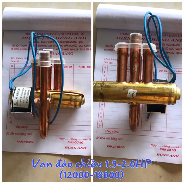 Van đảo chiều cục nóng điều hoà các loại 9000-12000-18000-24000