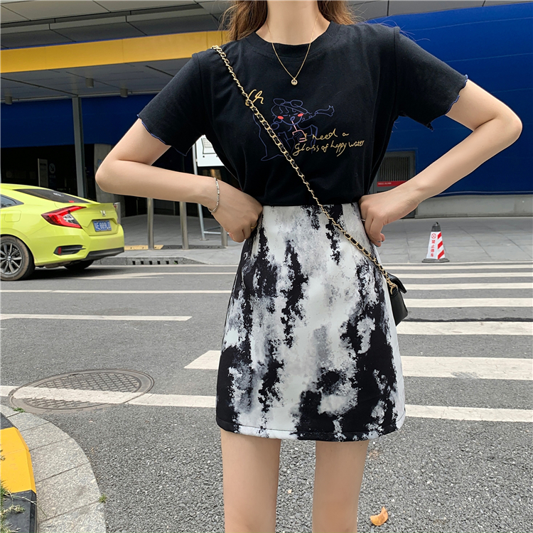 Chân Váy Chữ A Lưng Cao Phong Cách Ulzzang Hàn Quốc 3 Màu Lựa Chọn | BigBuy360 - bigbuy360.vn