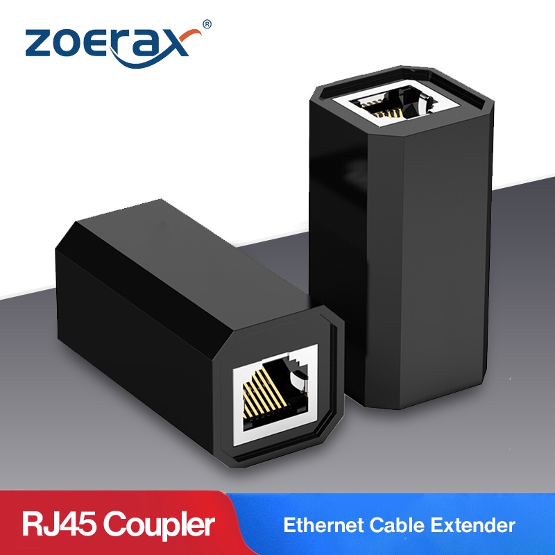 Keystone Jack RJ45 Coupler Bộ kết nối Ethernet Nội tuyến Phích cắm cho Bộ điều hợp mở rộng chống sét Cat5e Cat6 Cat7