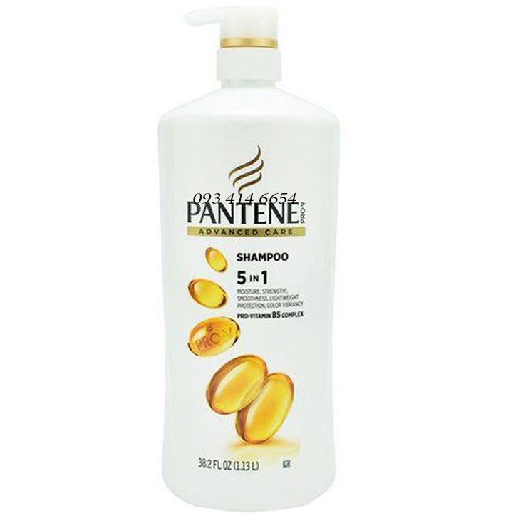 Dầu Gội _ Dầu Xa Pantene Mỹ 5 in 1 Advanced Care 1130ml