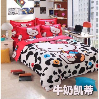 Set chăn phao ga gối cotton poly nhập khẩu